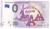 0 Euro souvenir - Exposition Universelle De Paris