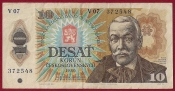 Československo - 10 korún – 1986 V 07