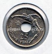 Španělsko - 25 pesetas 1991