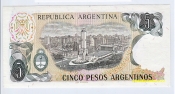 Argentina - 5 Pesos Argentinos 1983-1984 