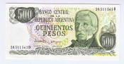 Argentina - 500 Pesos 1972-1982 