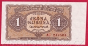 1 Kčs 1953 AU-ruský číslovač