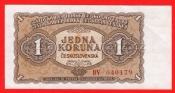 1 Kčs 1953 BV - ruský číslovač