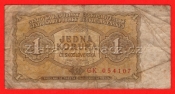 1 Kčs 1953 GK-český číslovač