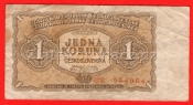 1 Kčs 1953 GR-český číslovač
