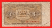1 Kčs 1953 JH-český číslovač