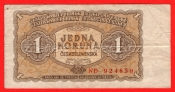 1 Kčs 1953 ND-český číslovač