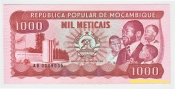 Mosambique - 1000 Meticais 1983 