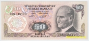 Turecko -  50 Lira 1970(1976)