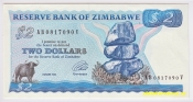 Zimbabwe - 2 Dollars 1994