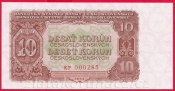 10 Kčs 1953 KP 000287- český číslovač