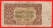 10 kčs 1953 ZR-český číslovač