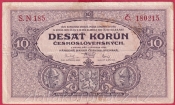 10 korun 1927 s. N 185