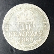 10 krejcar  1869 K.B.
