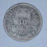 10 krejcar  1872 K.B.,VALTO PENZ