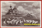 Beskydy - Kaple, útulna na Radhošti, ovce