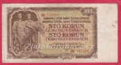 100 Kčs 1953 BH-ruský číslovač