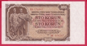 100 Kčs 1953 BU-ruský číslovač