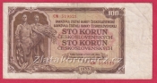 100 Kčs 1953 CM - ruský číslovač