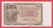 100 Kčs 1953 MD perf.