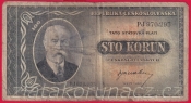 100 Kčs b.l. 1945 PJ