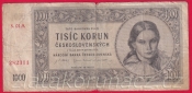 1000 Kčs 1945 01 A