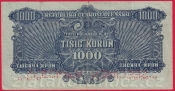 1000 korun 1944 AA 2 X SPECIMEN