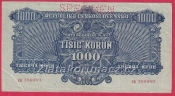 1000 korun 1944 CK Perf.