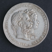 2 zlatník  1879 Stříbrná svatba