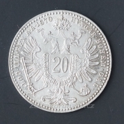20 krejcar  1870 b.z.