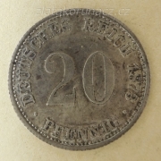 20 pfennig 1873 D