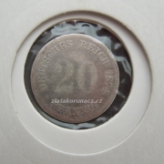 20 pfennig-1874 F