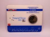 2011 - 2€ Vyšehradská skupina - 20. výročí vzniku - karta