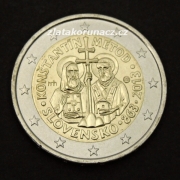 2013 - 2€ - Príchod byzantskej misie sv.Cyrila a sv.Metoda na Veľkú Moravu
