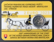 2023 - 2€ - Expresní pošta - sběratelská karta