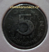 Rakousko - 5 groschen 1948