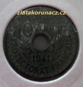 Tunis -10 centimes 1941