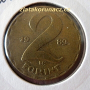 Maďarsko - 2 forint 1989