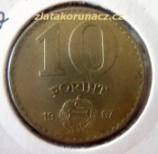 Maďarsko - 10 forint 1987