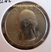 USA - 1/4 dollar 1974 D