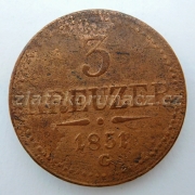 3 krejcar F.J.I.-1851 G