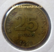 Filipiny - 25 sentimo 1998