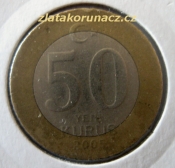 Turecko - 50 kurus 2005