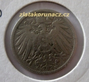 Německo - 10 Reich Pfennig 1899 E
