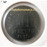 Německo - 10 Reich Pfennig 1916 J