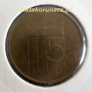 Holandsko - 5 cent 1990