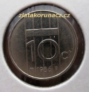 Holandsko - 10 cent 1986