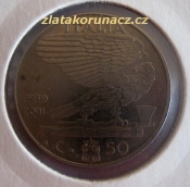 Itálie - 50 centesimi 1939 R