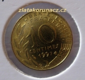 Francie - 10 centimes 1997