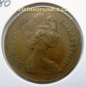 Anglie - 2 New Pence 1980